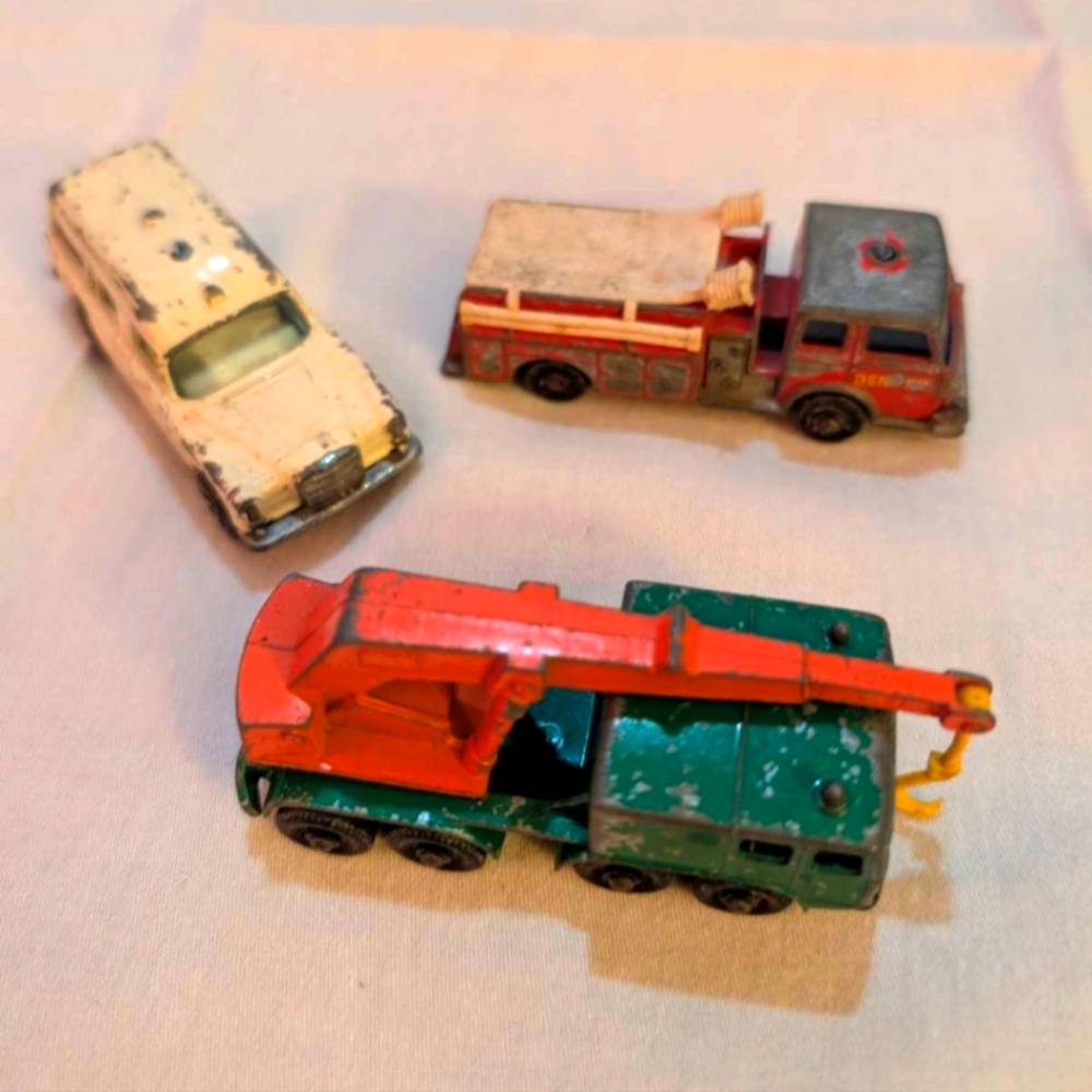 Vintage Matchbox Toy Service Trucks